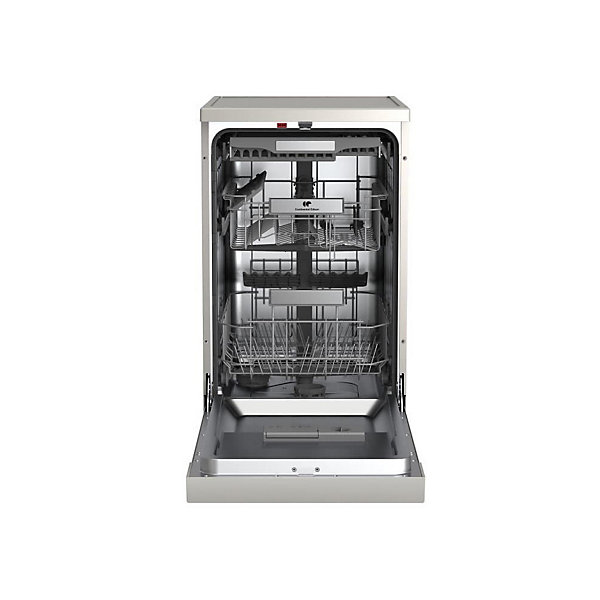 Lave-vaisselle pose libre - CONTINENTAL EDISON - CELV1145S - 11 couverts - 45 cm - 45 dB - Silver