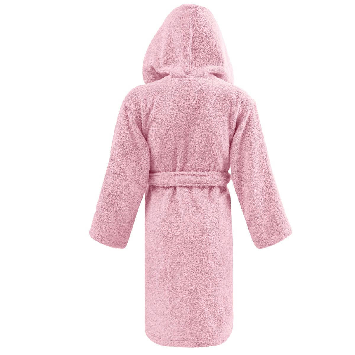 LUXURY - Peignoir enfant à capuche 450 g/m²  rose 06 ans