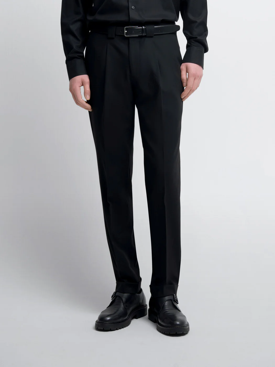 Pantalon de costume slim à pinces