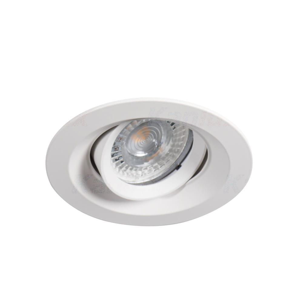 Oprawa wpuszczana okrągła biała 10cm COLIE 1xGU10x35W IP20 Kanlux