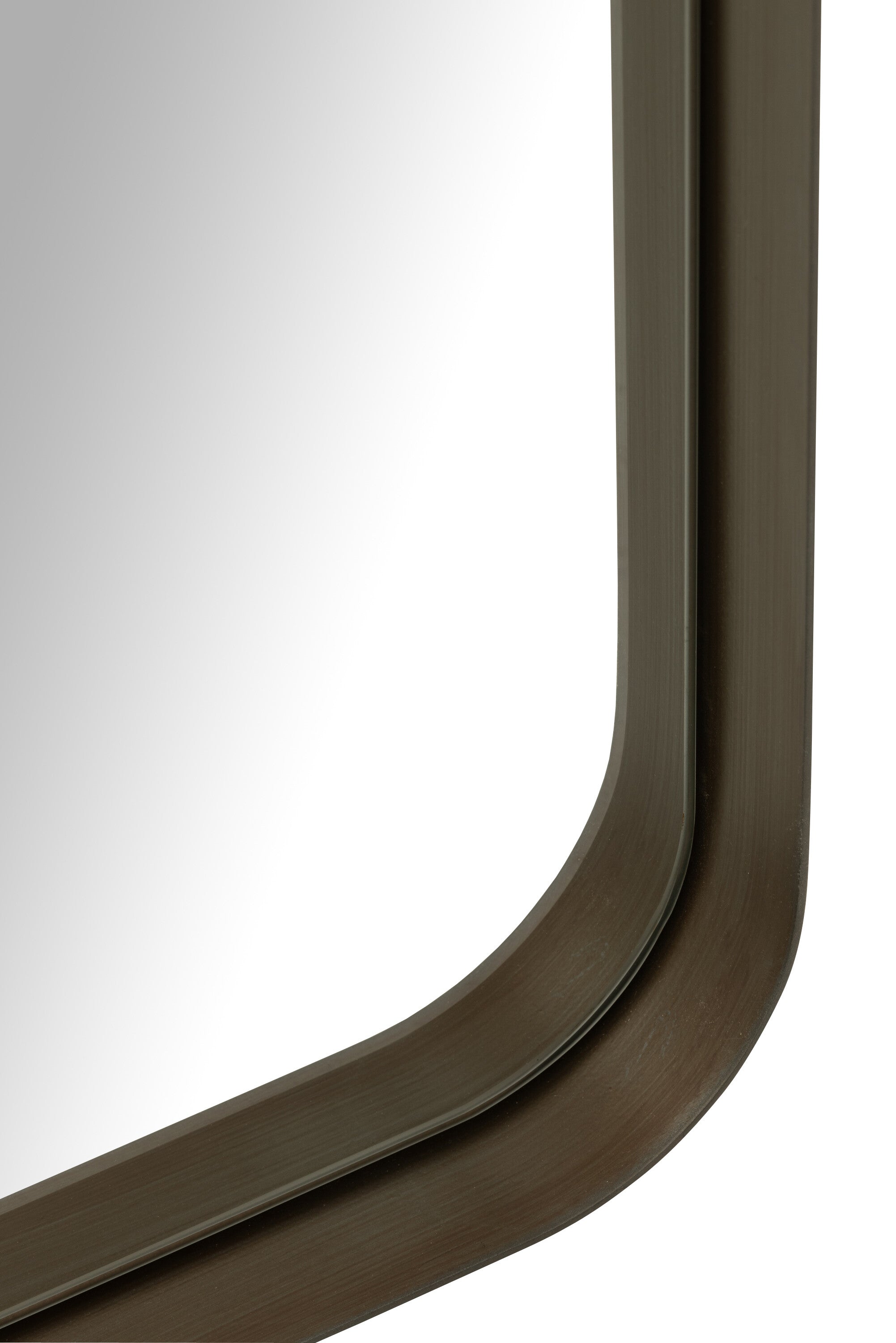 J-Line spiegel Markus - metaal glas - zwart - small - 160 x 44 cm