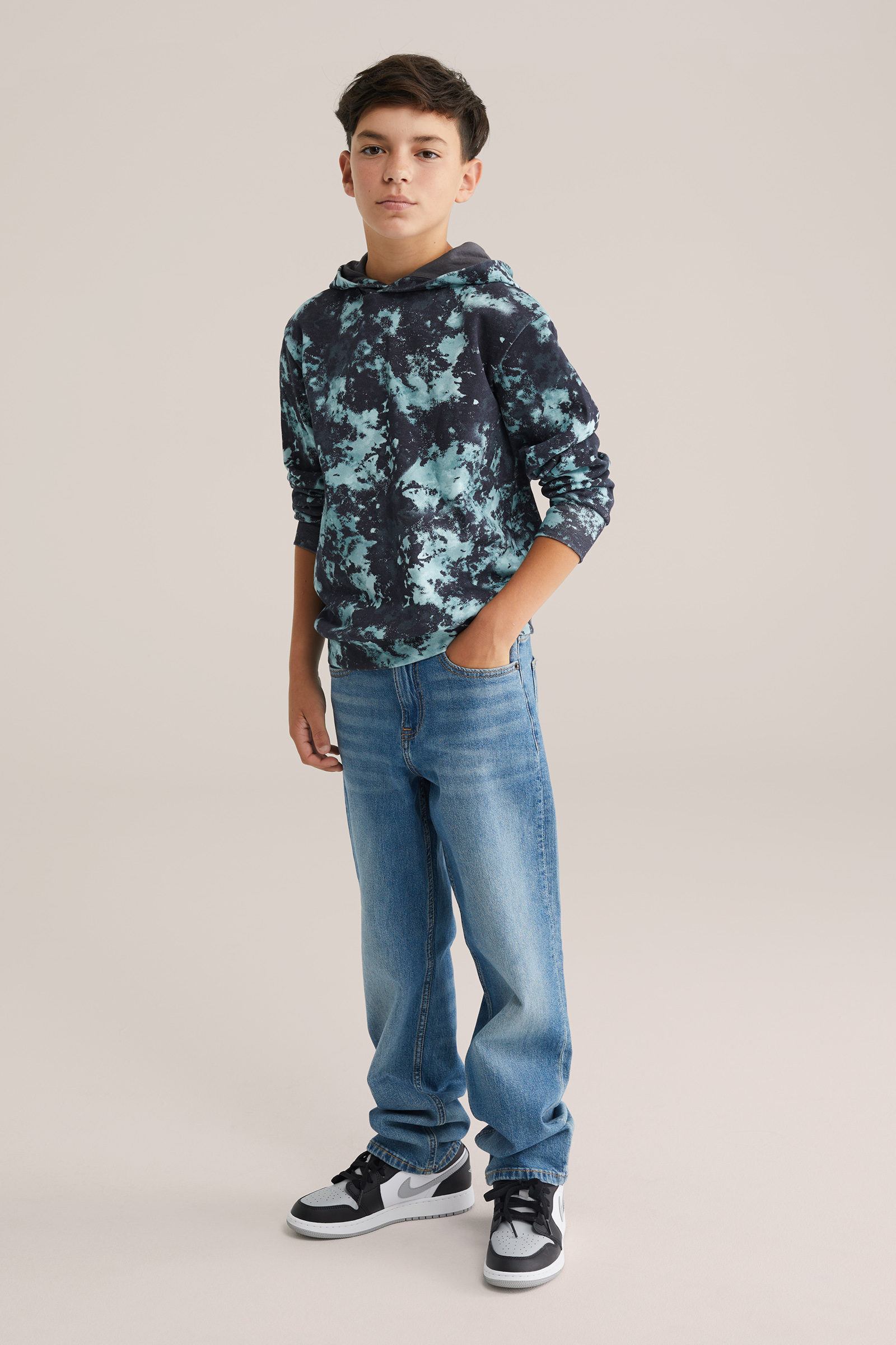 Jongens hoodie met print