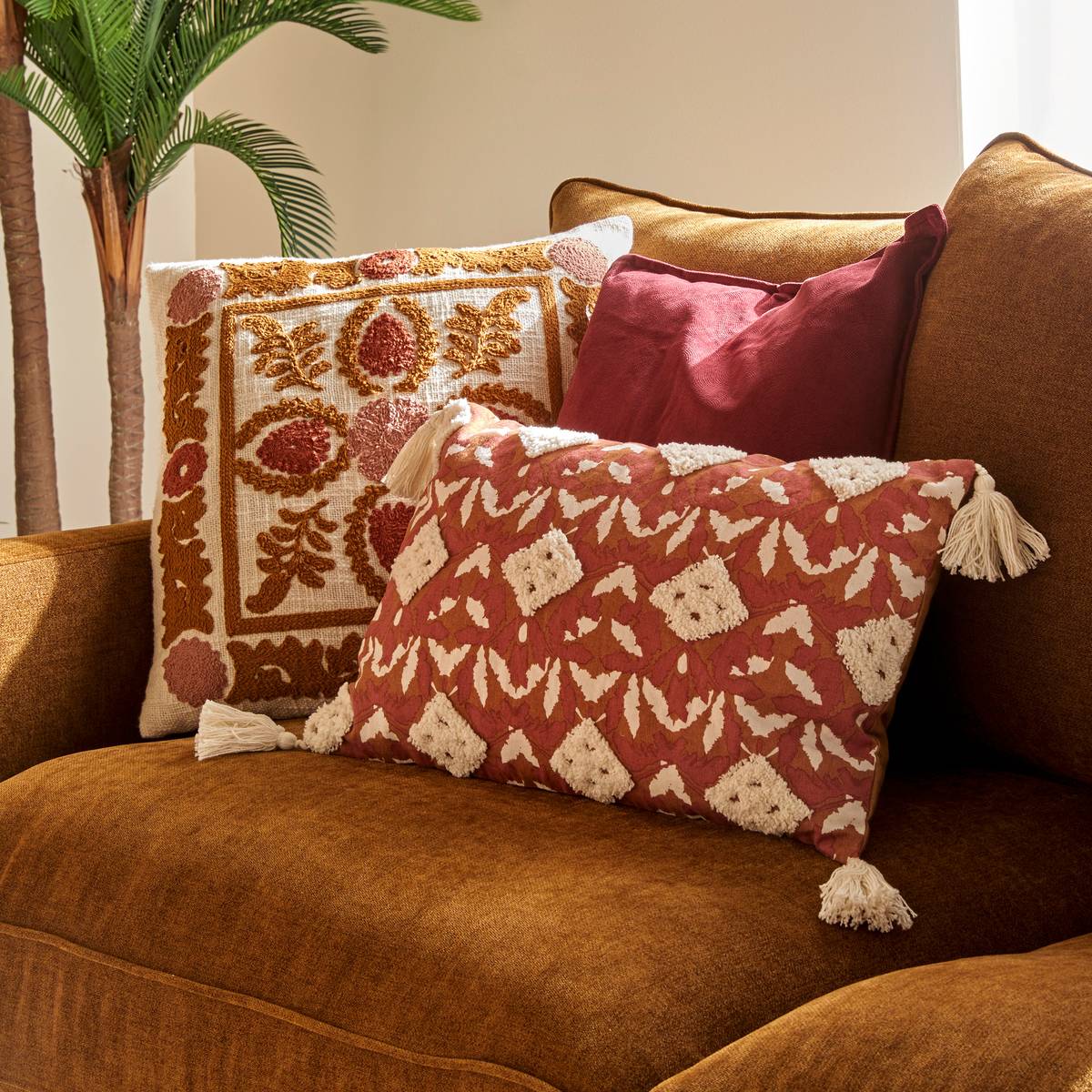 Cushion "Sienna" Terracotta, 45x45 cm