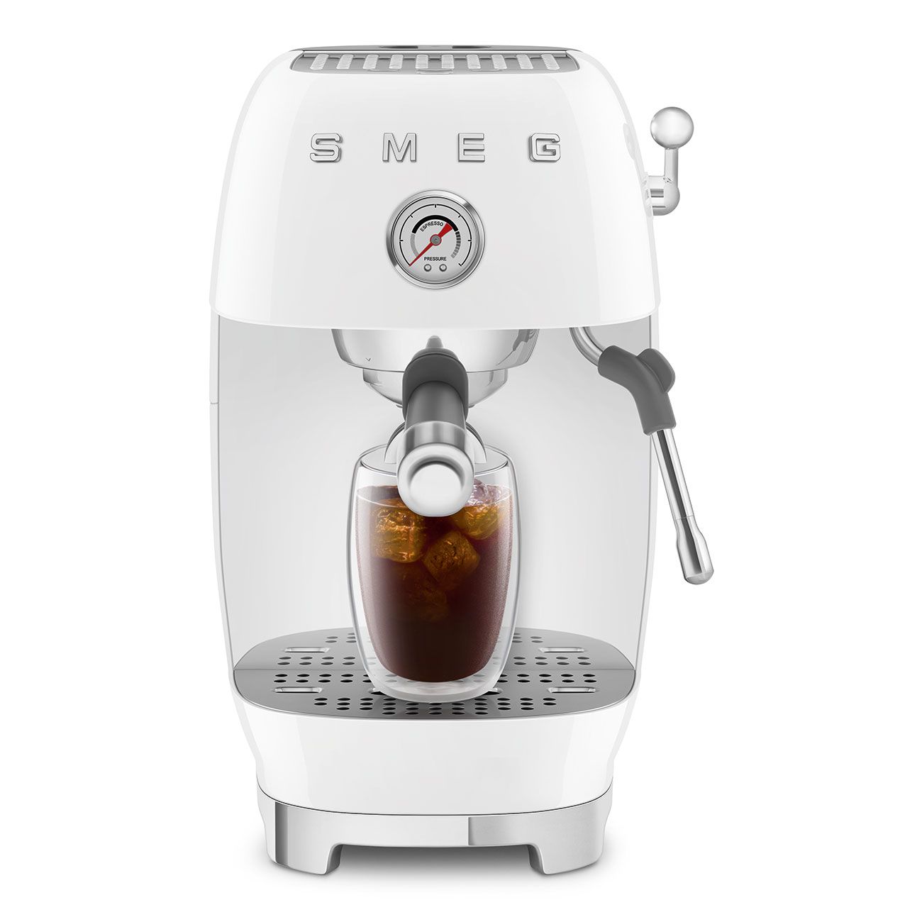 Smeg Coffee Grinder in White & Espresso and Cold Brew