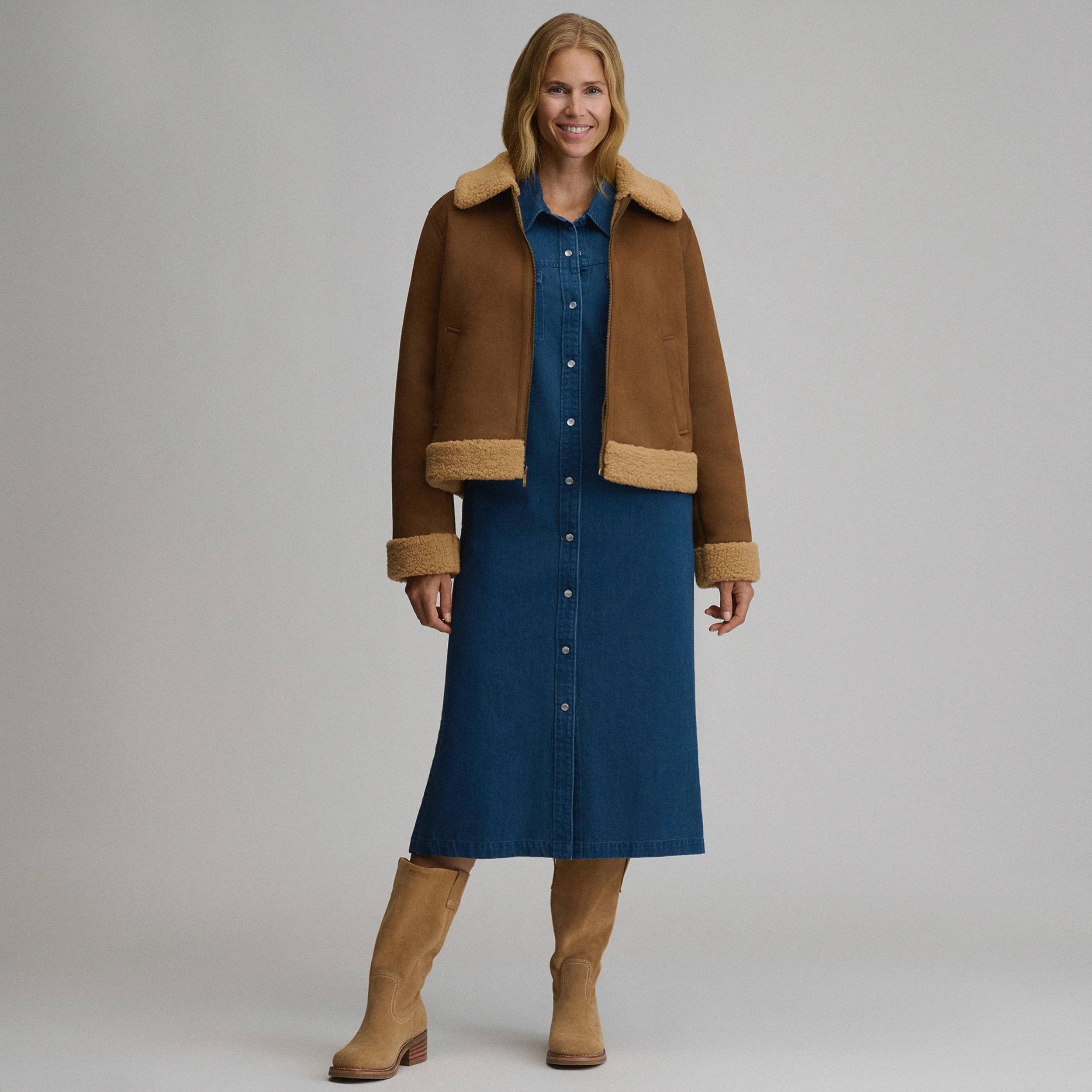 Women's Faux Shearling Jacket