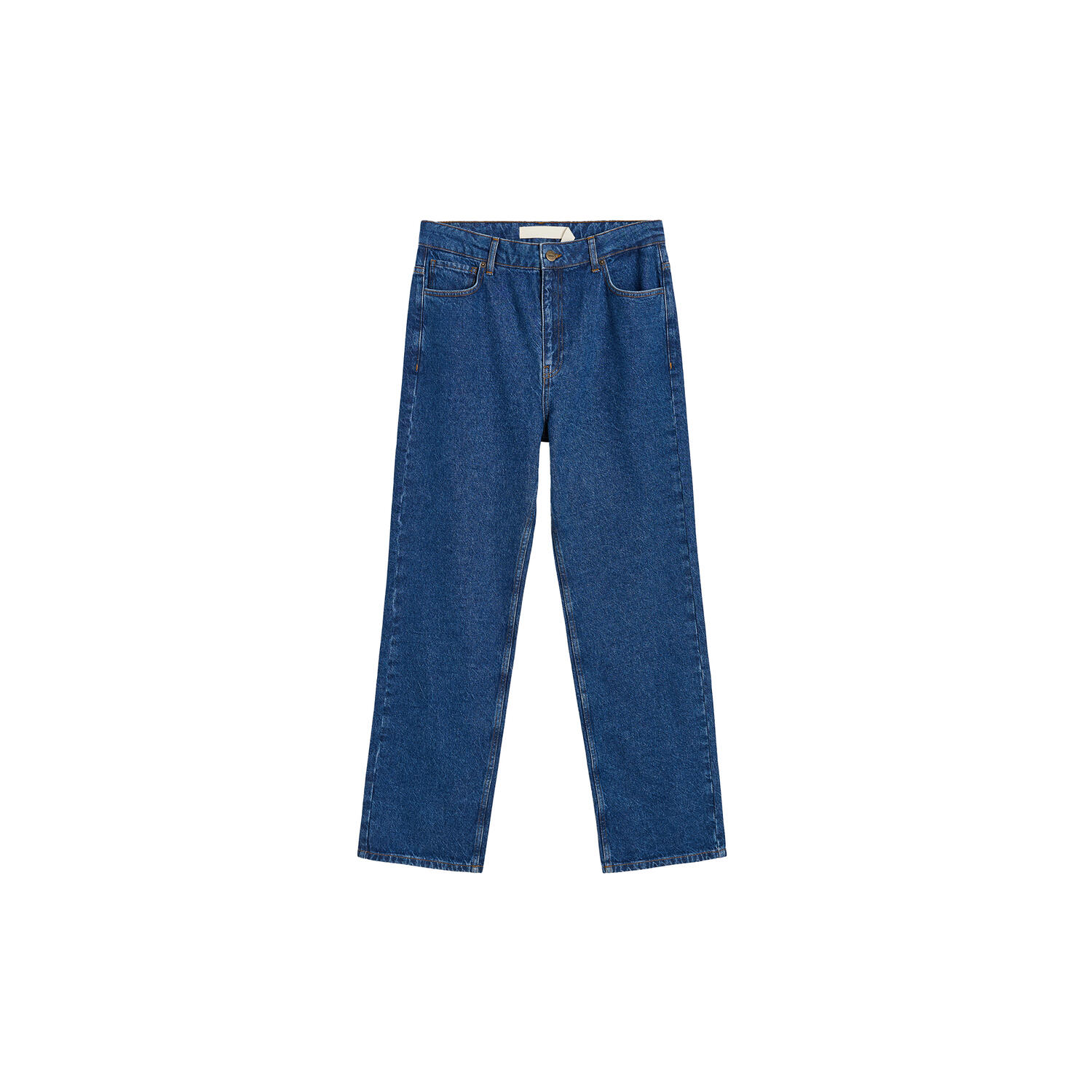 Cooper Highwaist Straight Jeans, mid blue