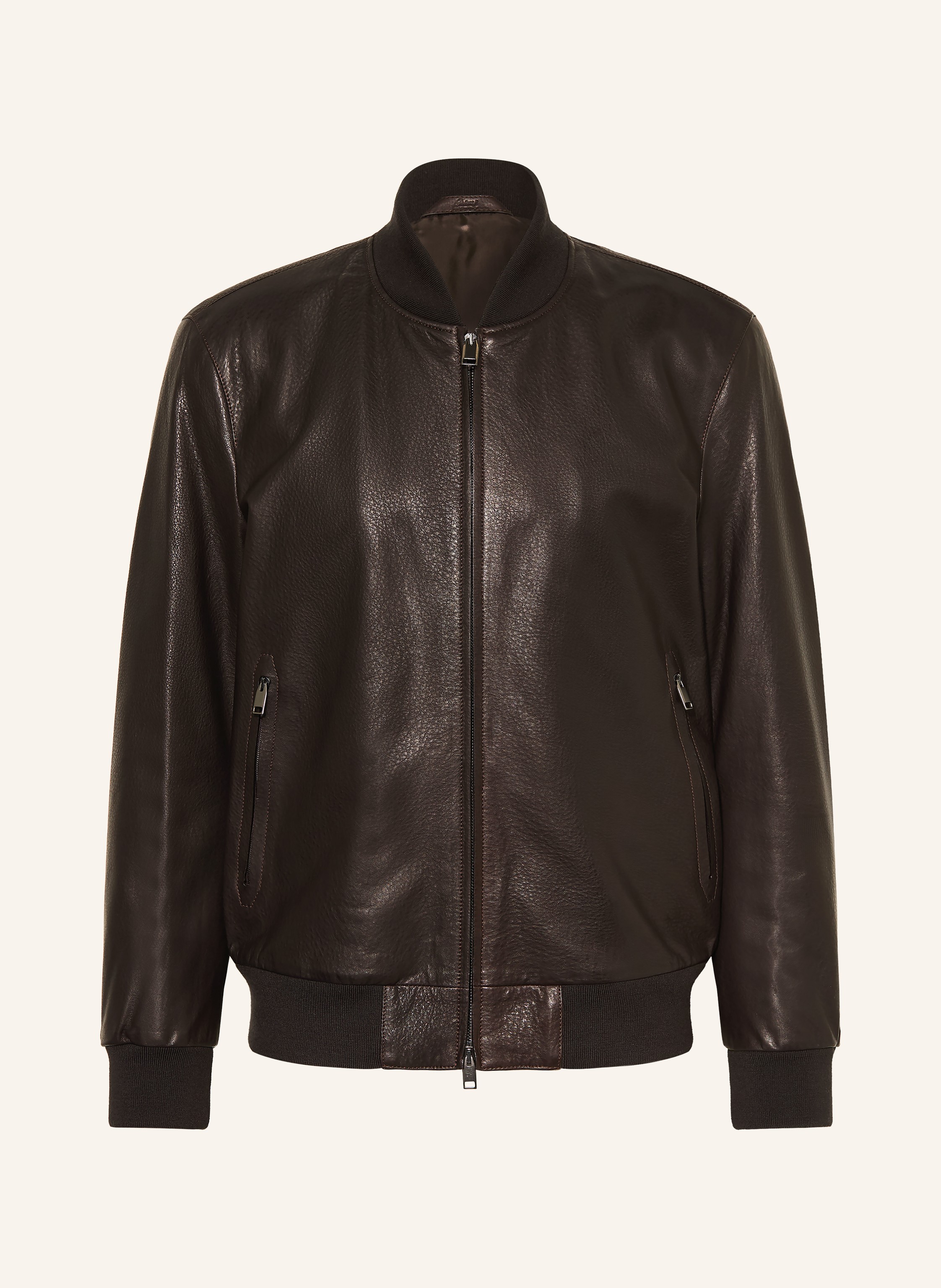 Brioni Lederjacke