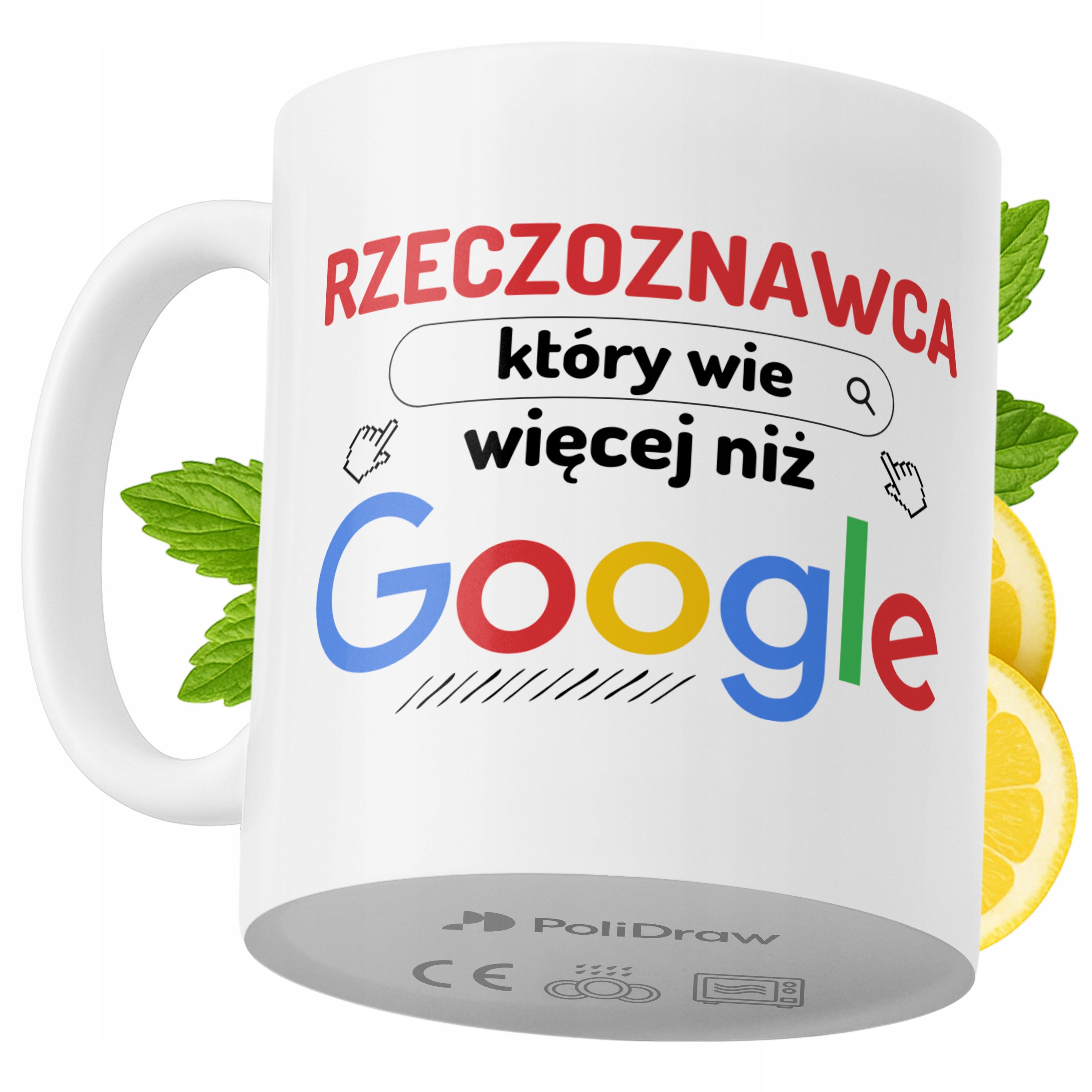 Kubek Dla Rzeczoznawcy na Prezent z Nadrukiem ze Zdjęciem 330 ml PoliDraw