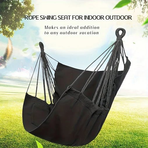 NNEOBA Outdoor Leisure Fabric Hammock Chair with Storage Bag