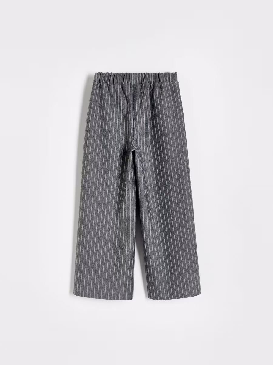 Stripe Wide Leg Trousers