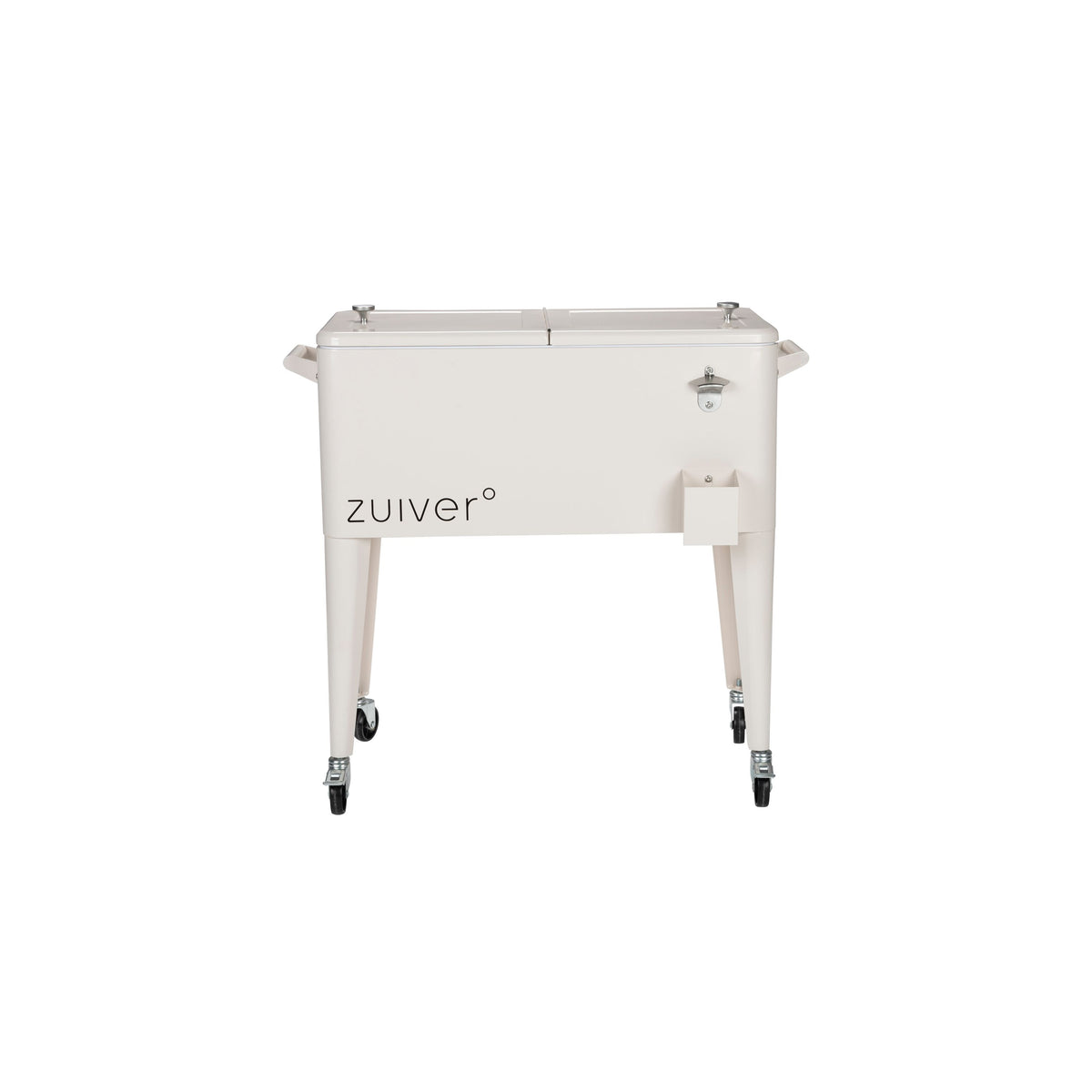 Zuiver Cooler Be Cool Koelbox/ Koelwagen Tuin Crème