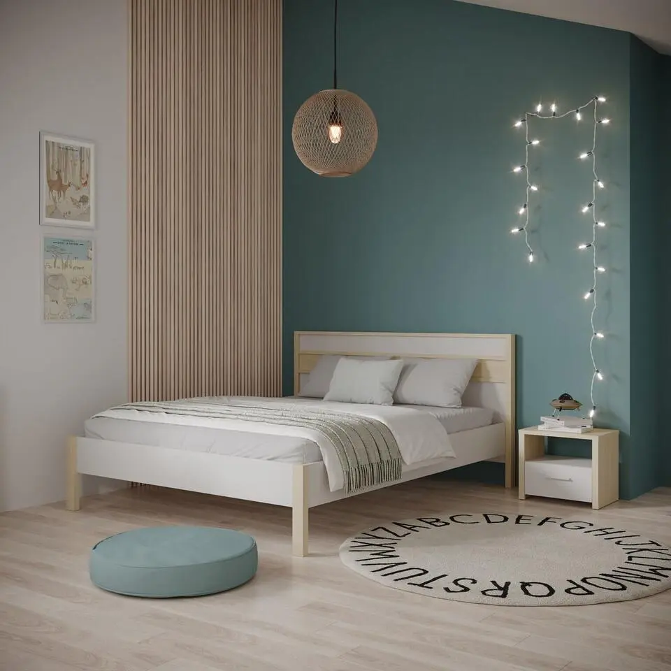 CALICOSY - Bett HEVA - 207,3x171,9x95 cm