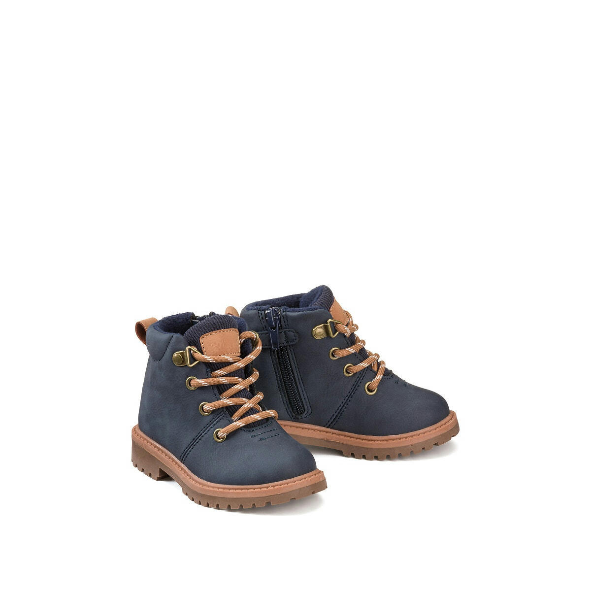 Bottines zippées et à lacets esprit montagnard