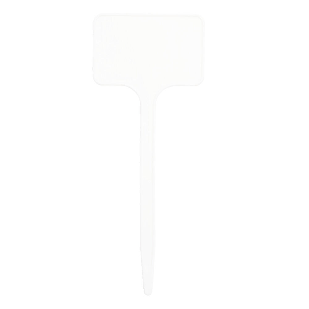 étiquette à planter x17 en plastique blanc H14cm