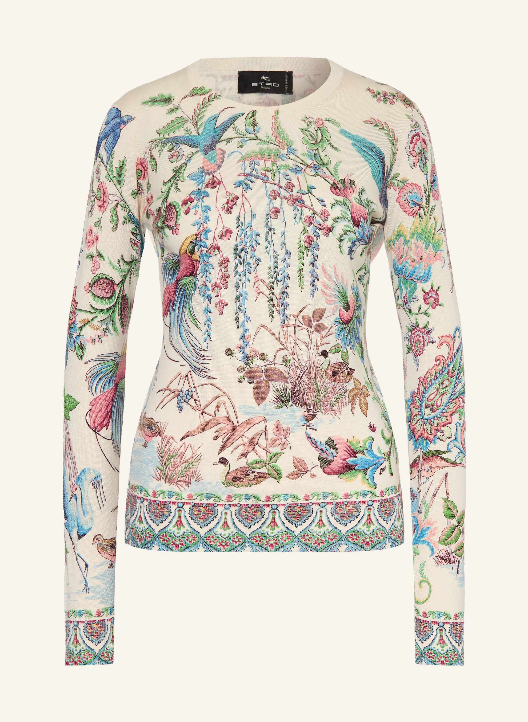 ETRO Pullover mit Seide und Cashmere