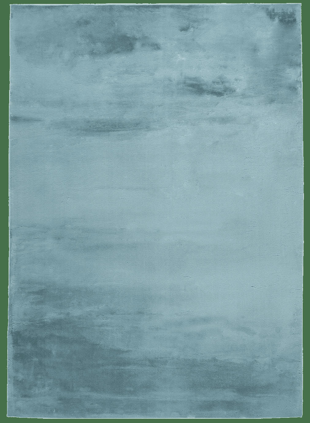 SOUGH - Tapis de fourrure velours bleu canard 80x150cm