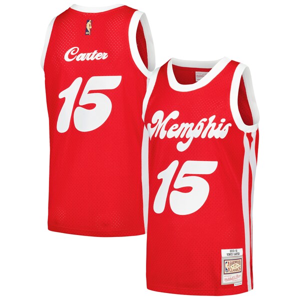 Vince Carter Memphis Grizzlies  2015/16 Hardwood Classics Swingman Jersey - Red