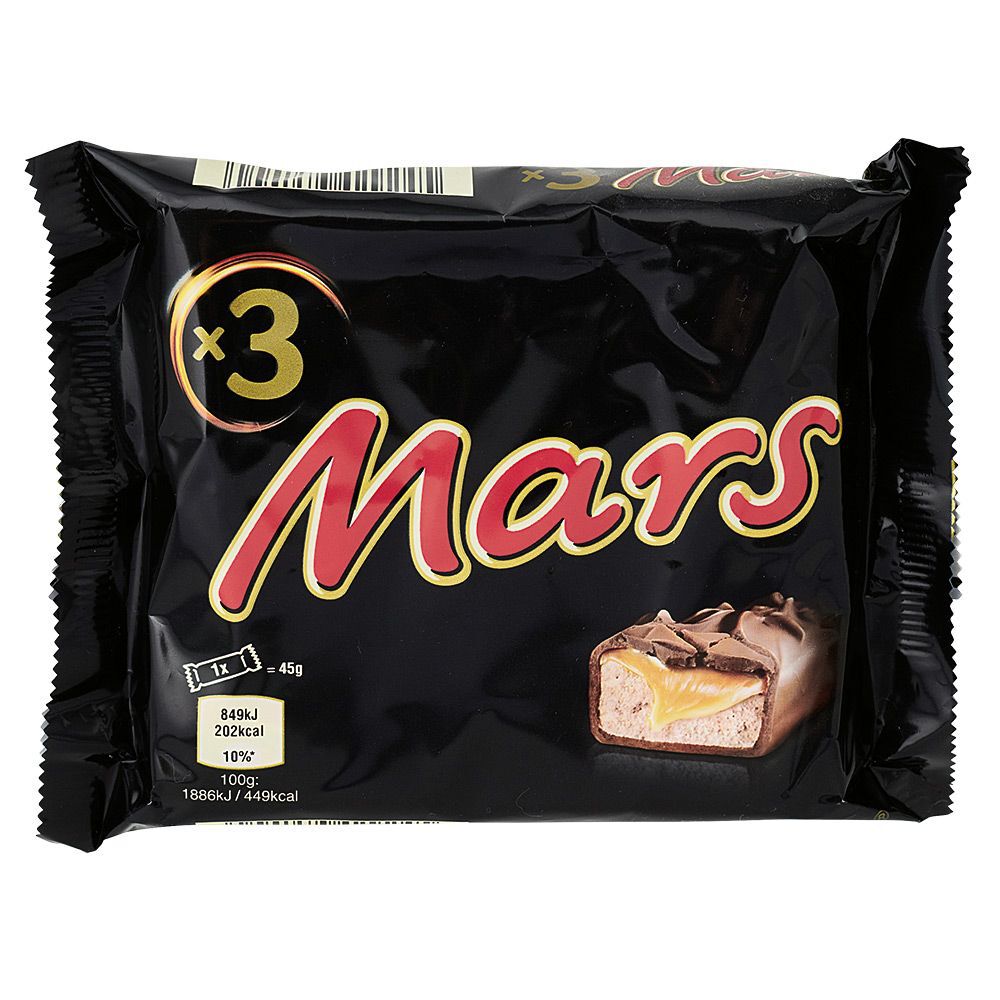 Barre chocolatée Mars x3