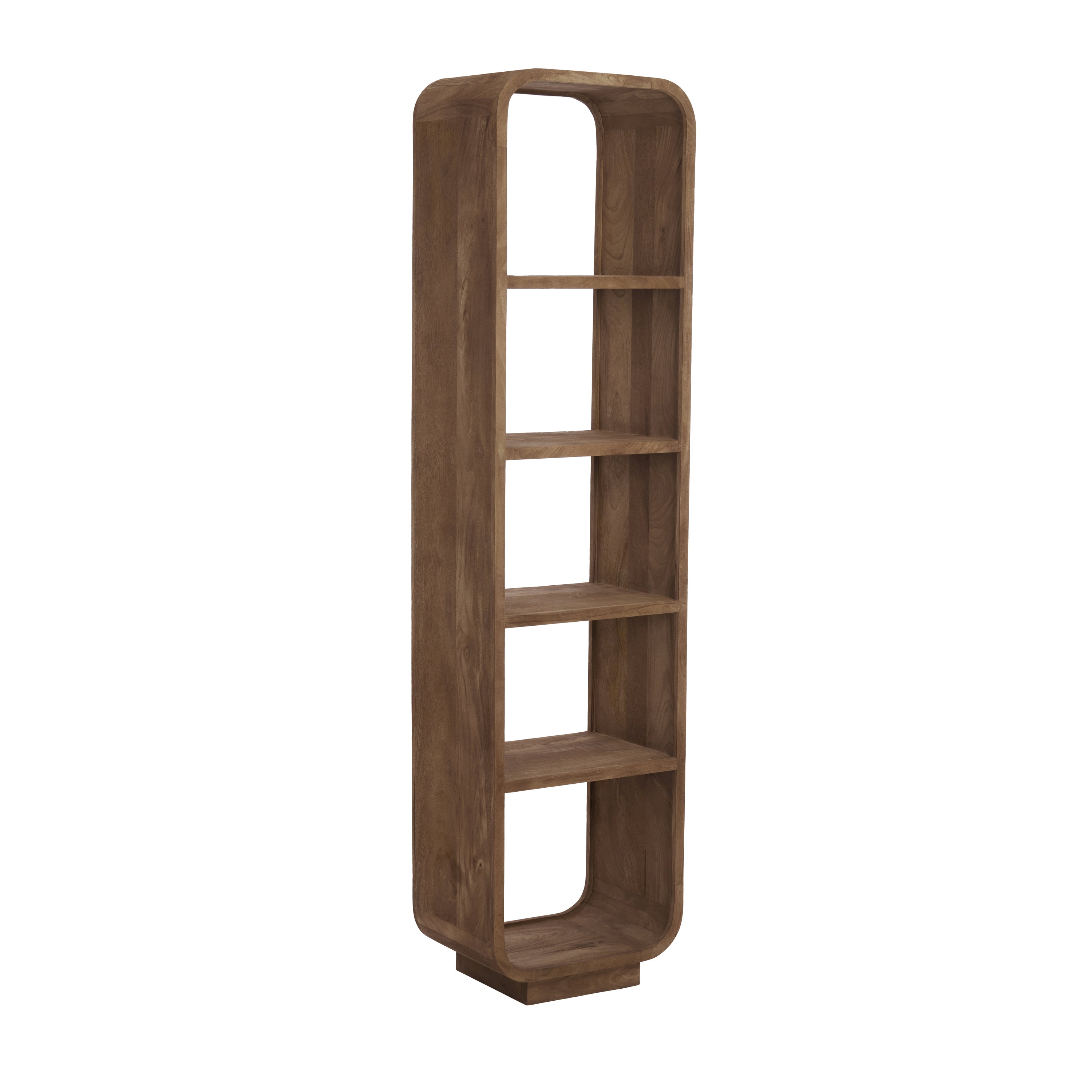 Light&living Kast open 50x35x200 cm DANE hout mat grijs-bruin