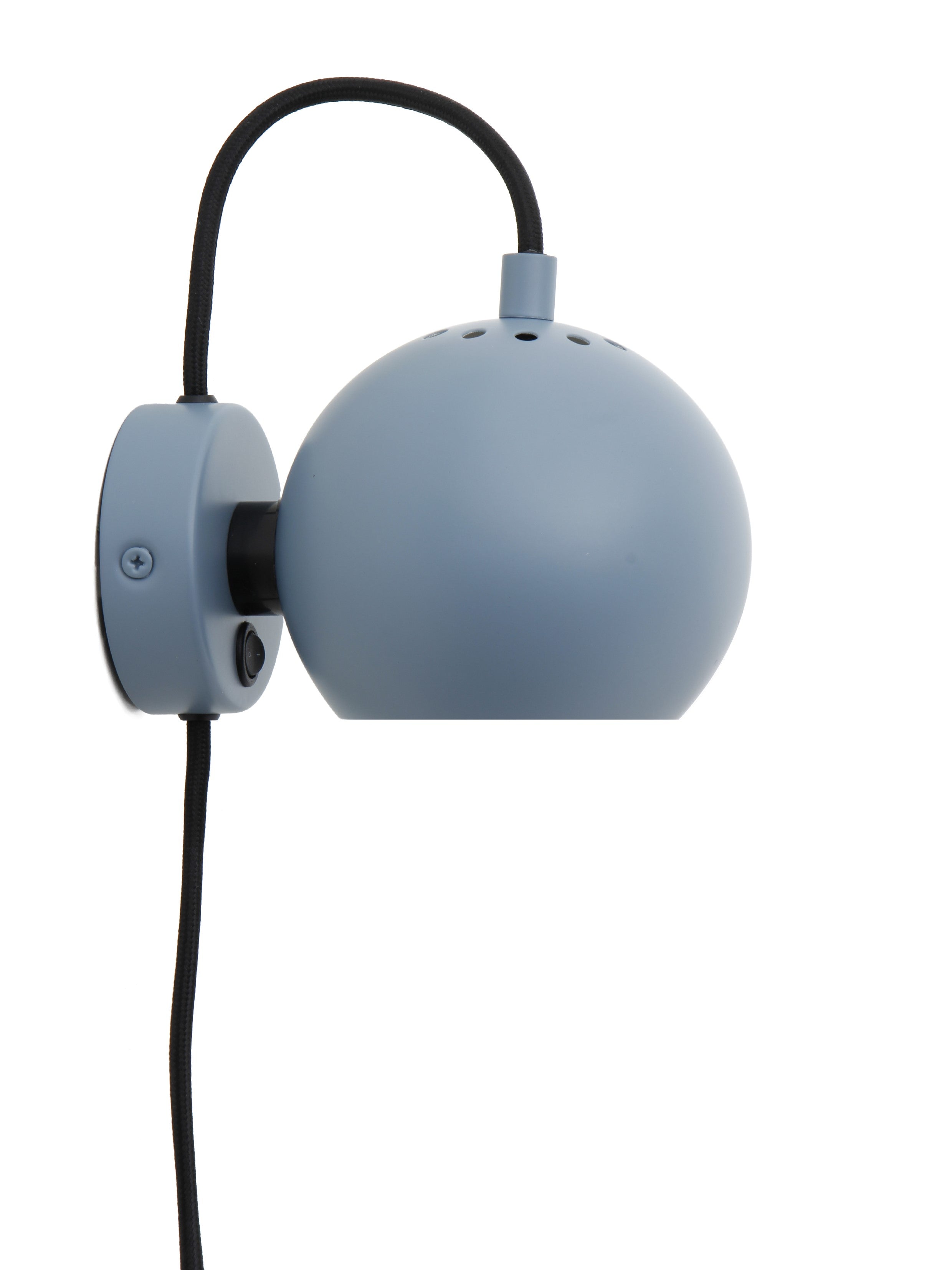 Frandsen wandlamp Ball - blauw - 18x18x15cm