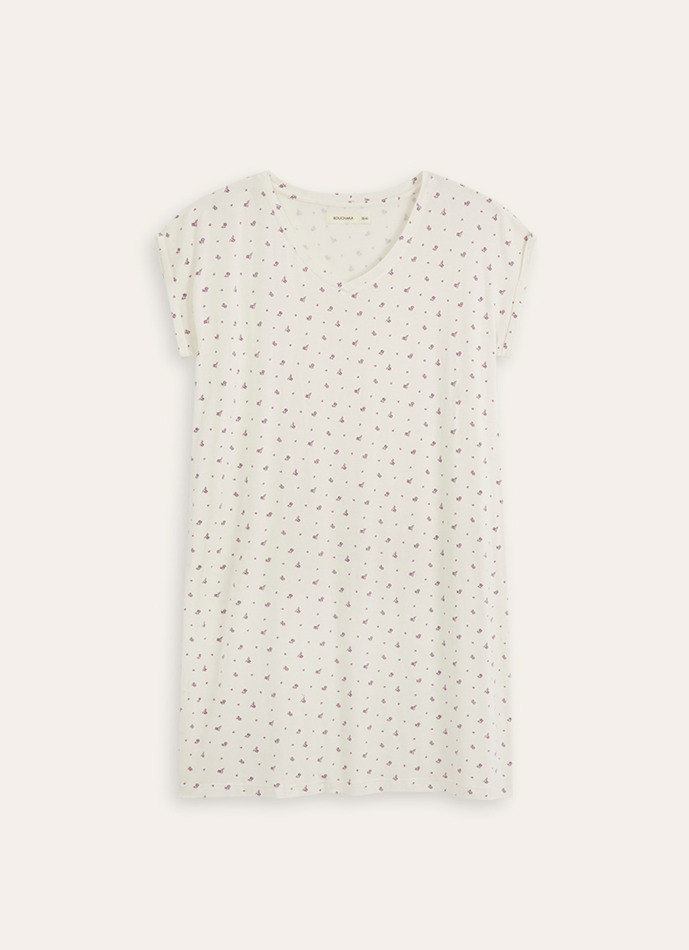 CHEMISE DE NUIT MANCHES COURTES RIMO KAKI