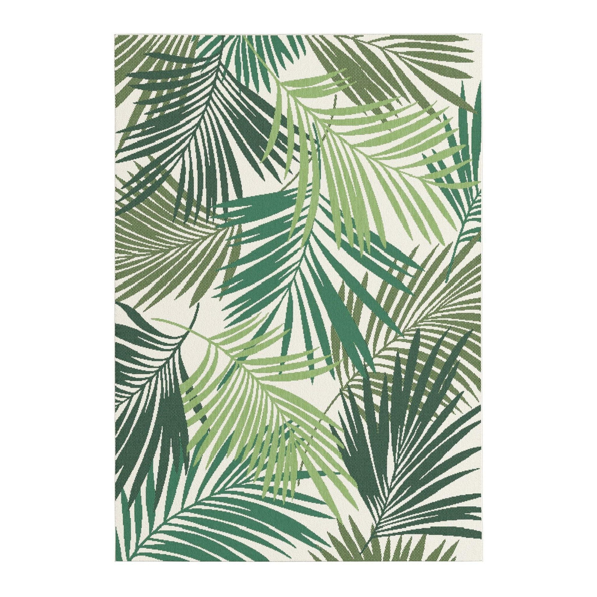 AFK Living vloerkleed Tropical - voor binnen en buiten - groen - 80 x 150 cm