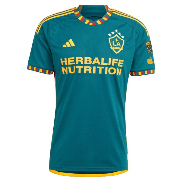 LA Galaxy adidas 2024 LA Kit Authentic Jersey - Green