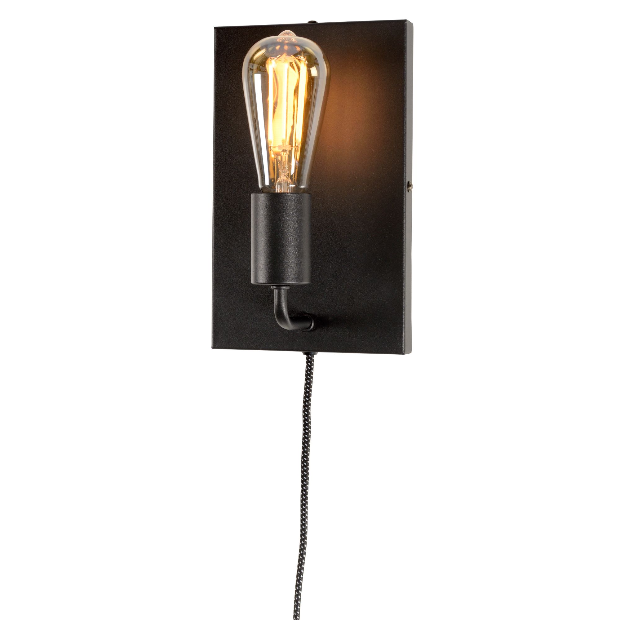 it's about RoMi wandlamp Madrid - zwart - 15x10x25cm