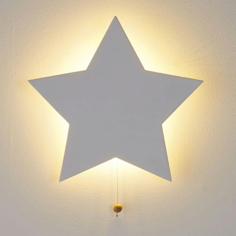 - Applique étoile blanche