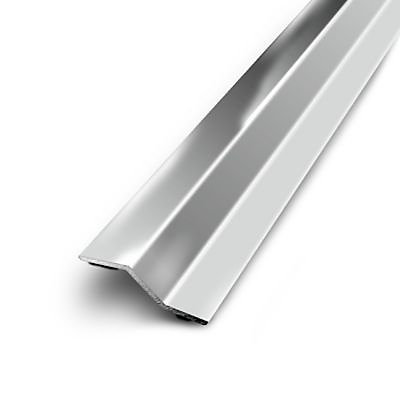 Barre de seuil multi niveaux adhésif inox 3M 30 x 83 cm