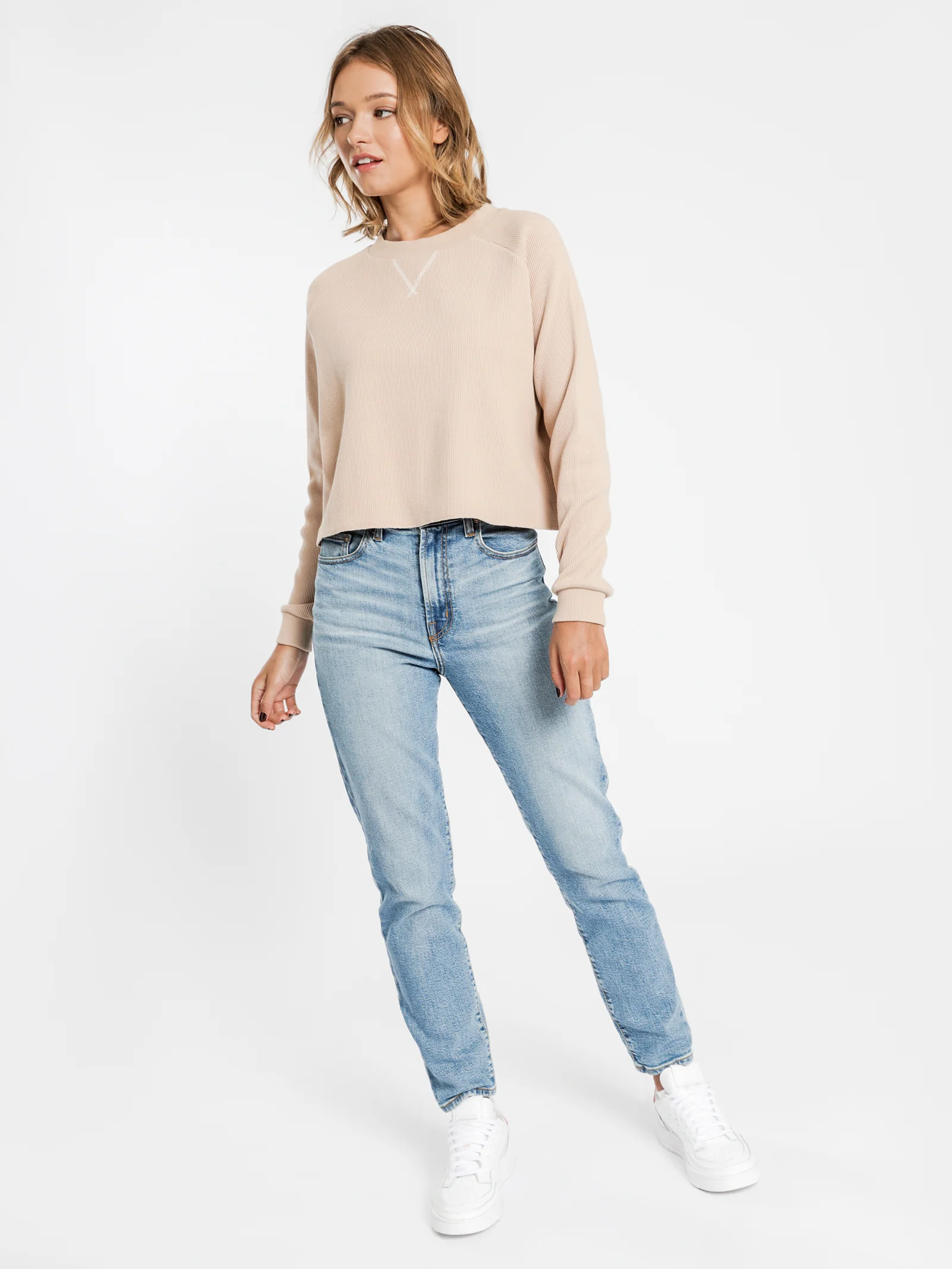 Kai Long Sleeve Waffle Top