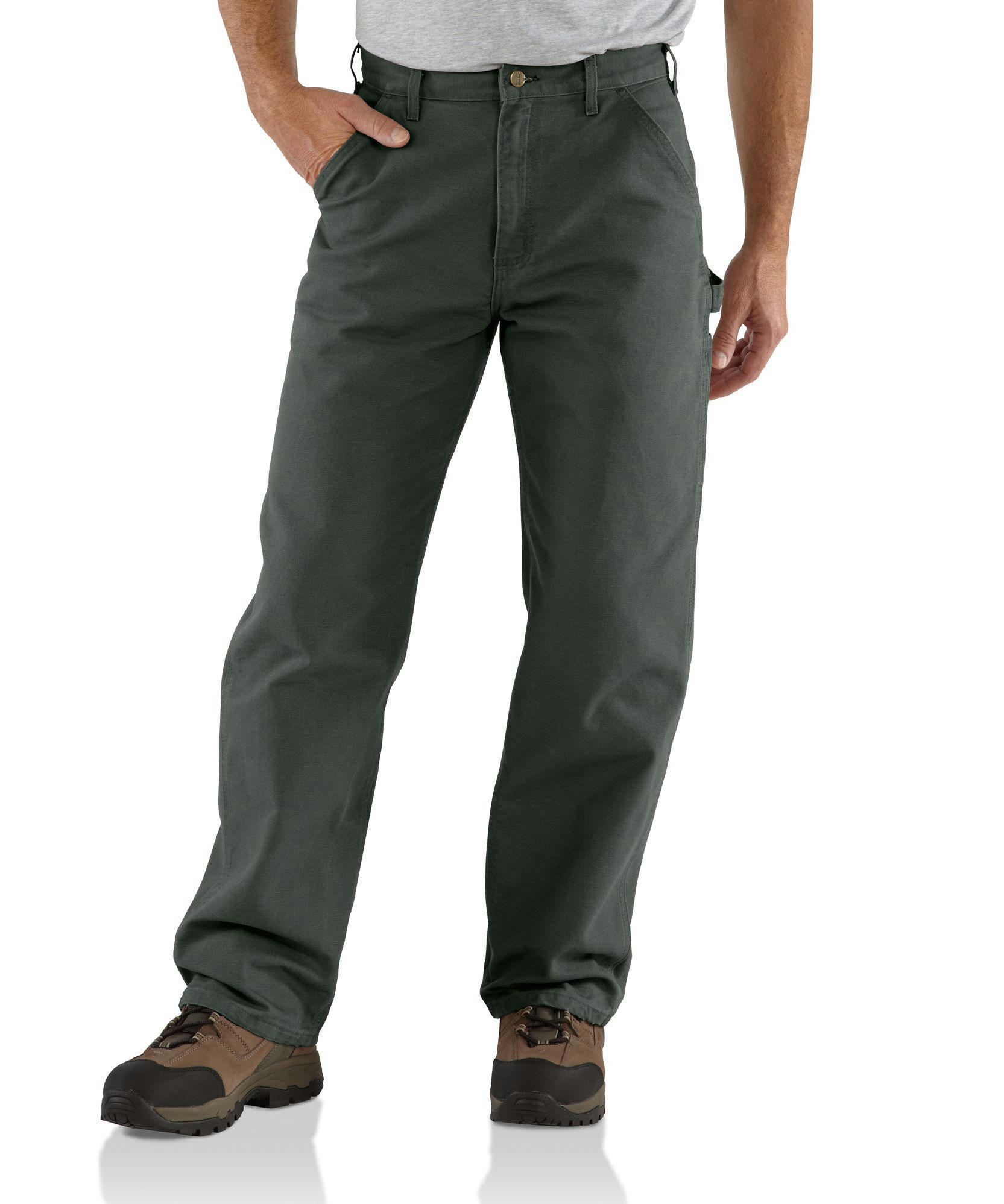 Carhartt Men's Washed Duck Loose Fit Dungaree - Black