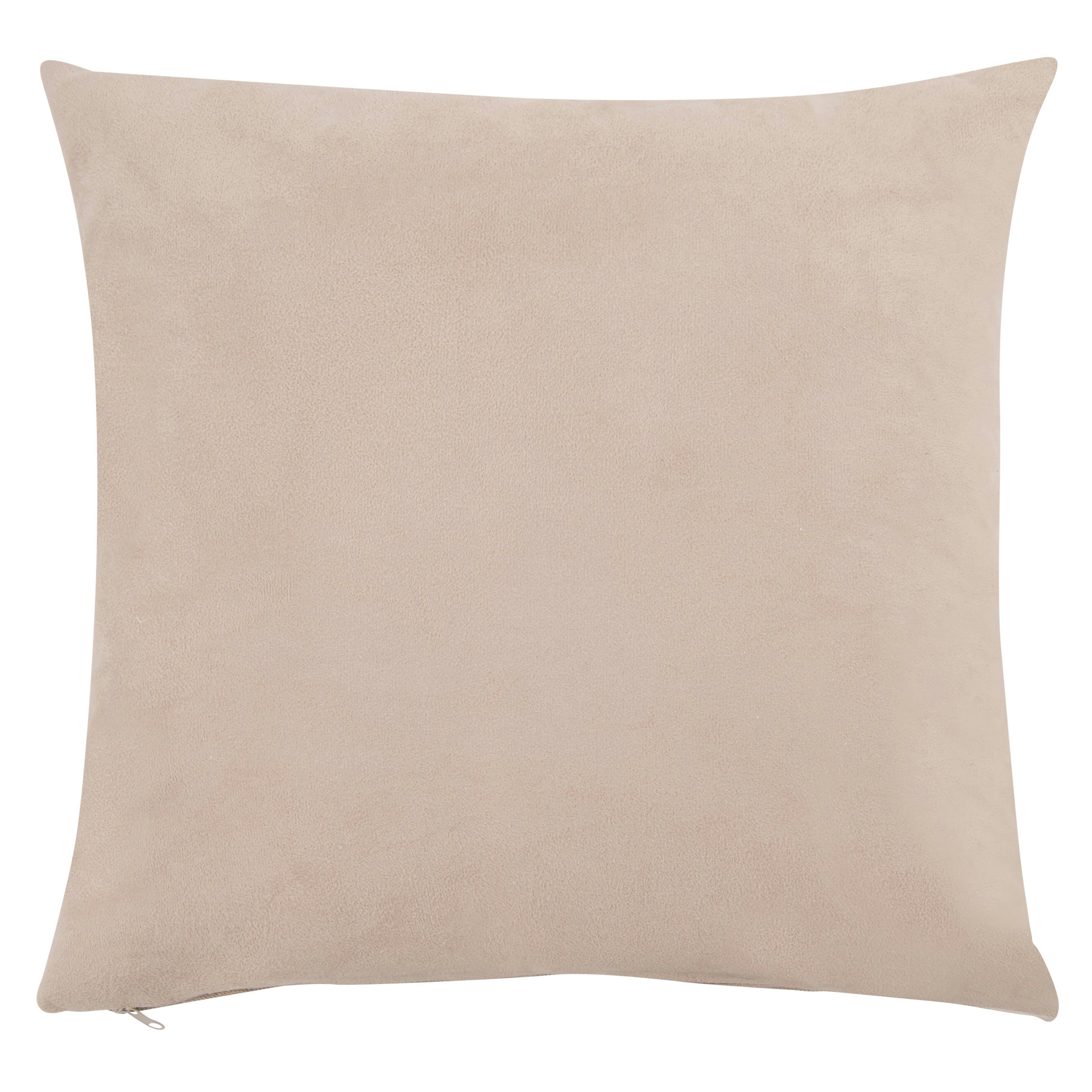 - Coussin doré clair à paillettes 40x40