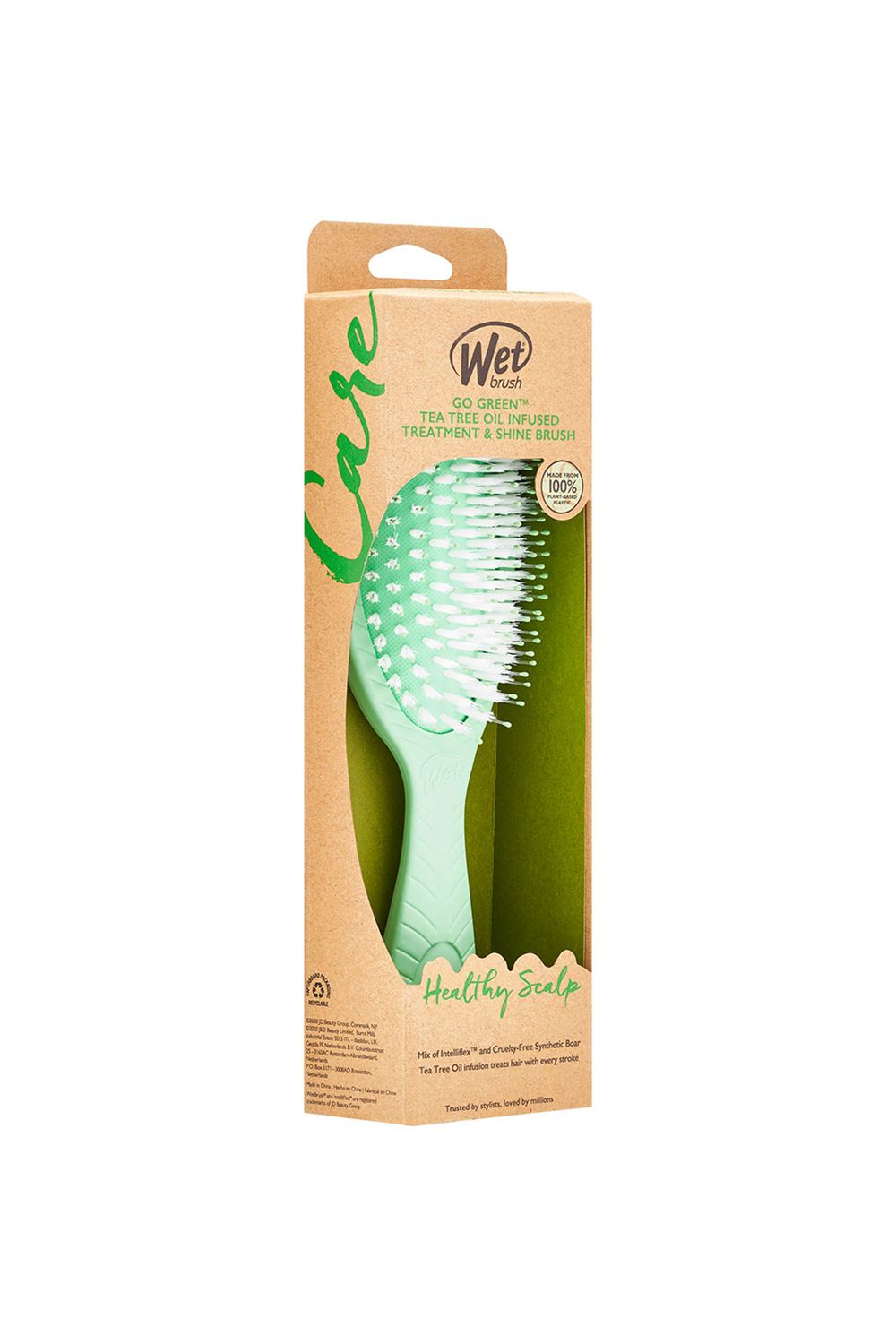 Wet Brush Go Green Tea Tree Infused Treatment & Shine Hairbrush