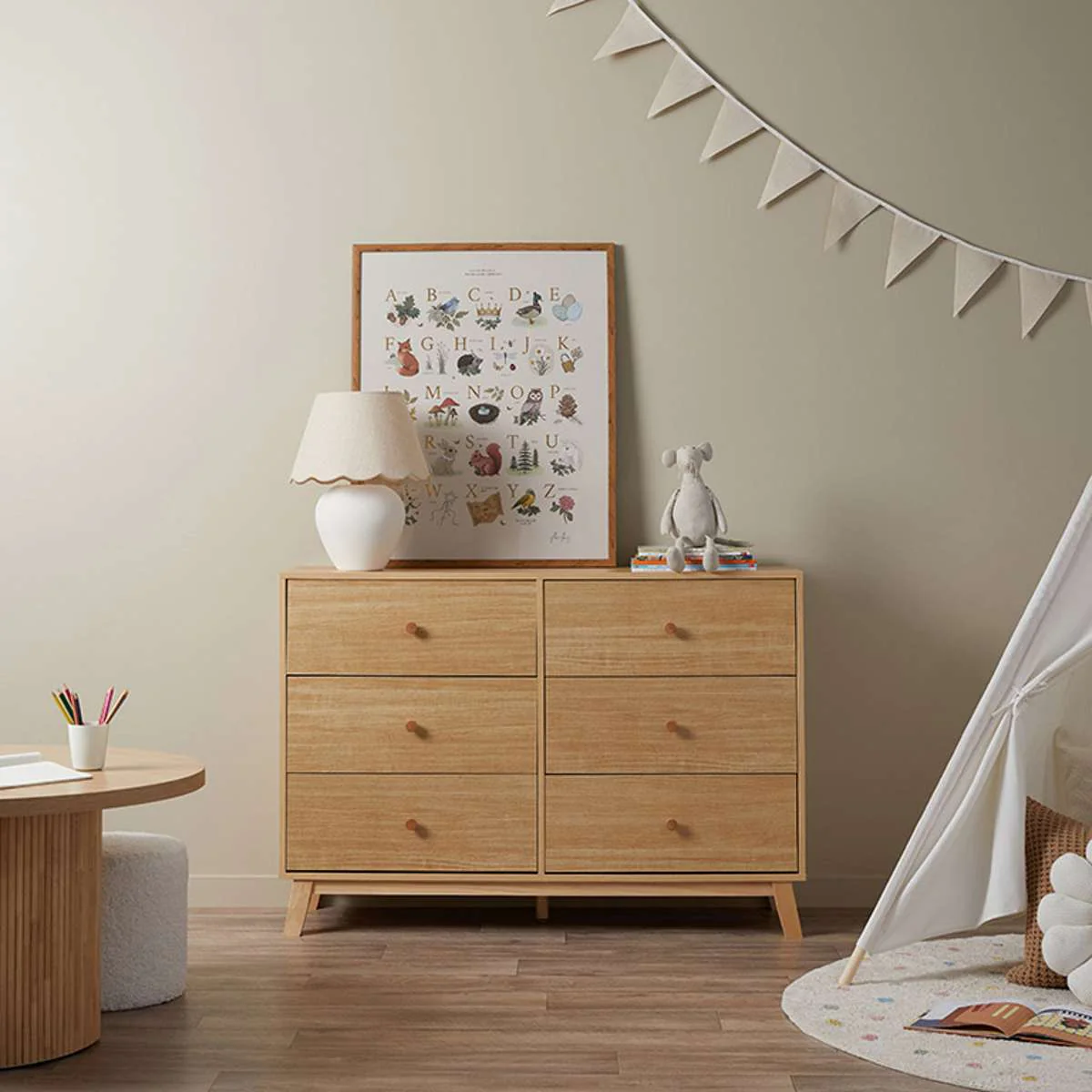 Aspen Sage Six Piece Nursery Set