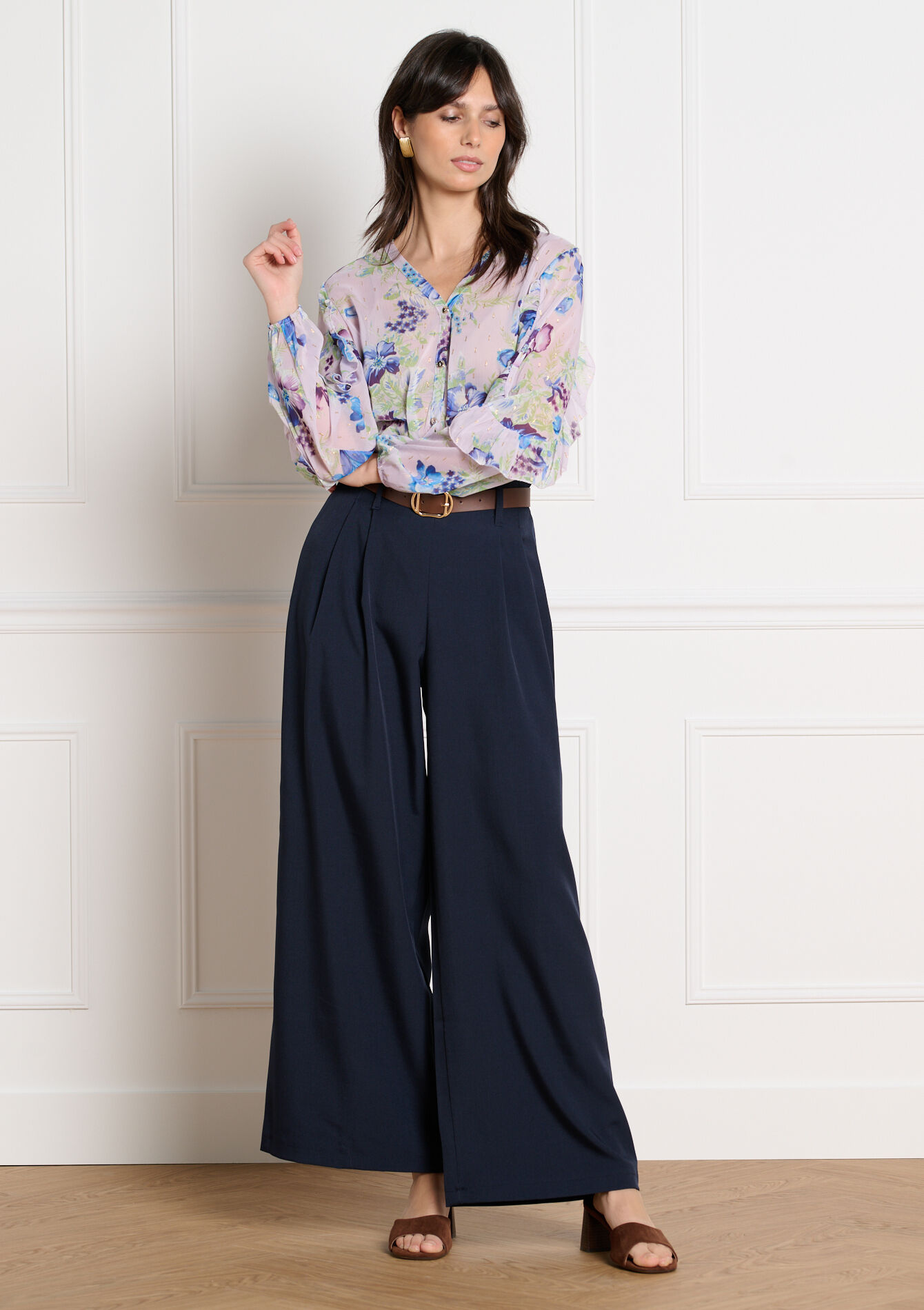 Elegante wijde broek