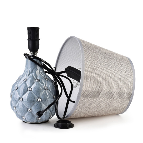 Lampa stołowa LETI PEARL 10,5x10,5x30cm