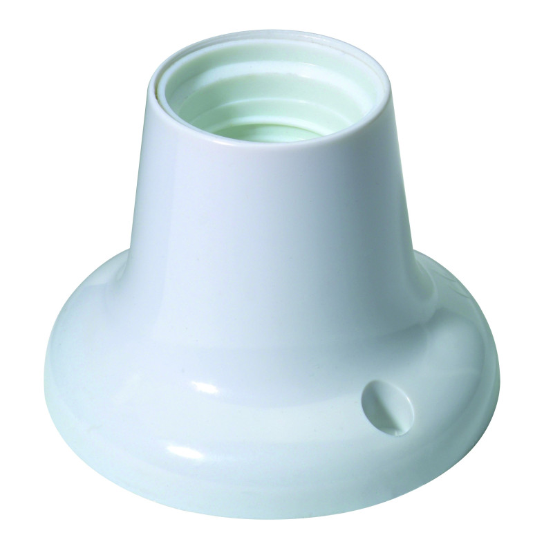 Soquet E27 blanc droit PROFILE