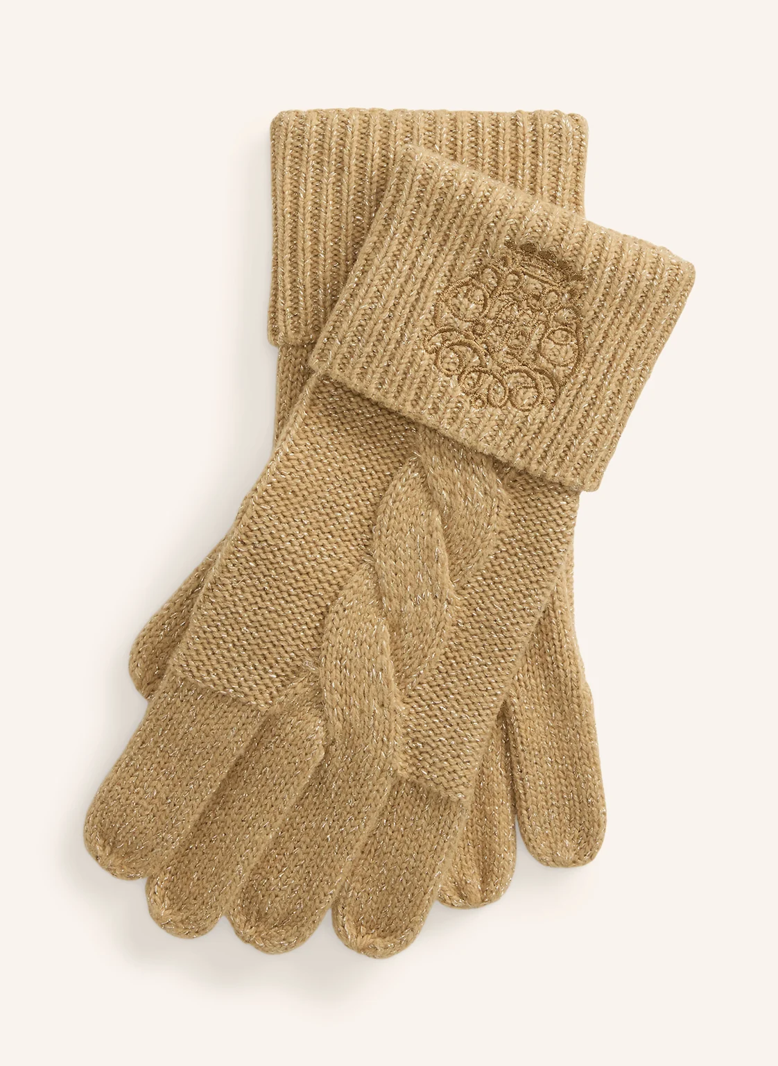 LAUREN RALPH LAUREN Handschuhe mit Glitzergarn