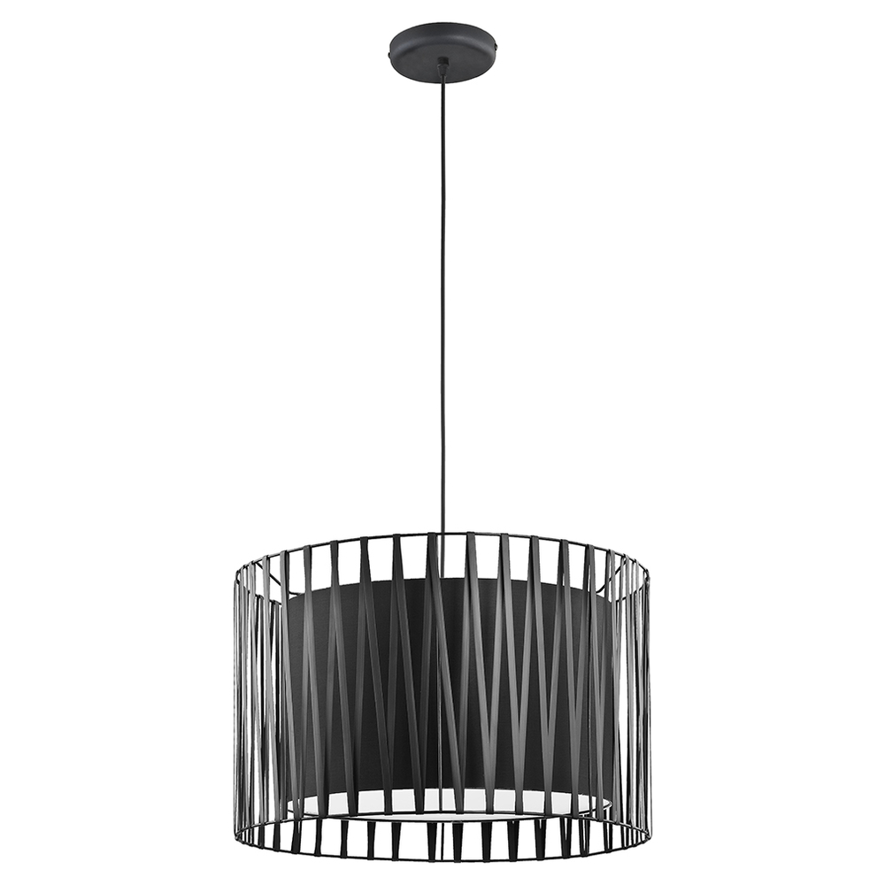 Lampa wisząca Harmony 3-punktowa metalowa czarna