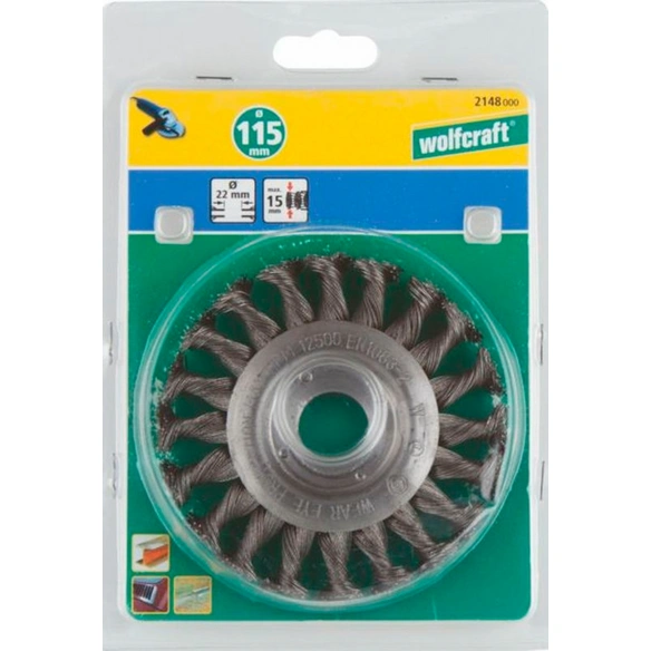 Scheibendrahtbürste, Ø 115 mm