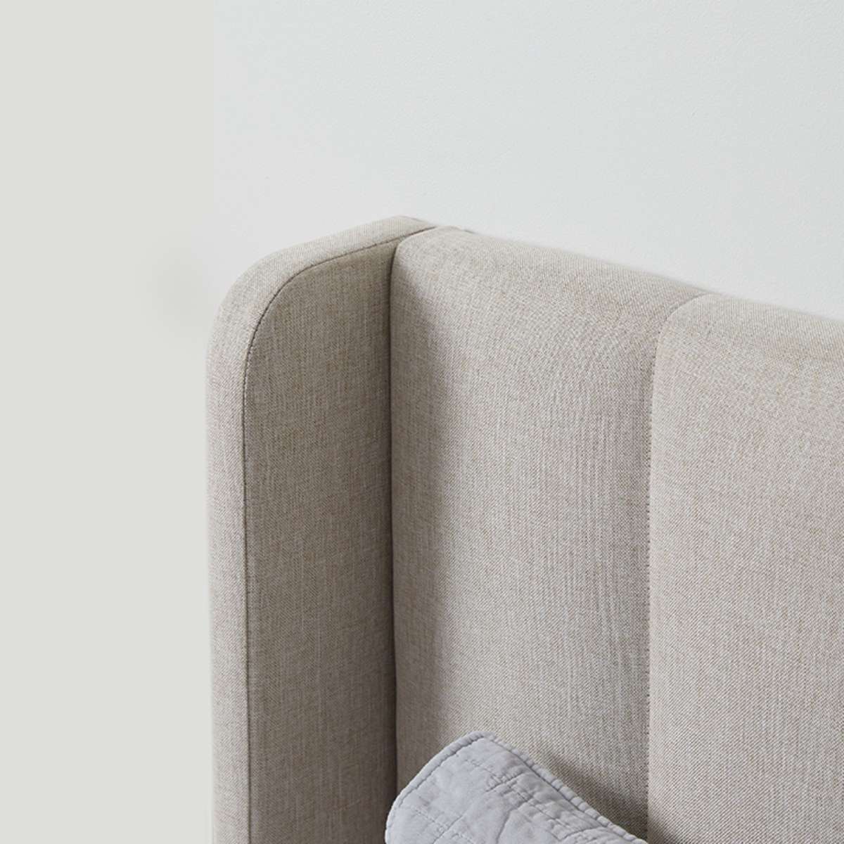 Quinn King Single Bed - Natural
