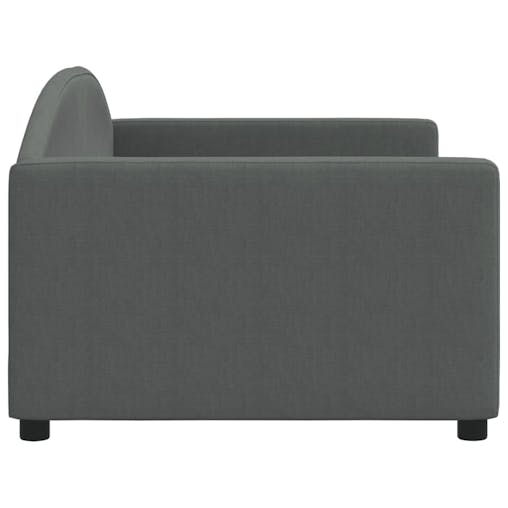 NNEVL Day Bed Dark Grey 90x190 cm Fabric