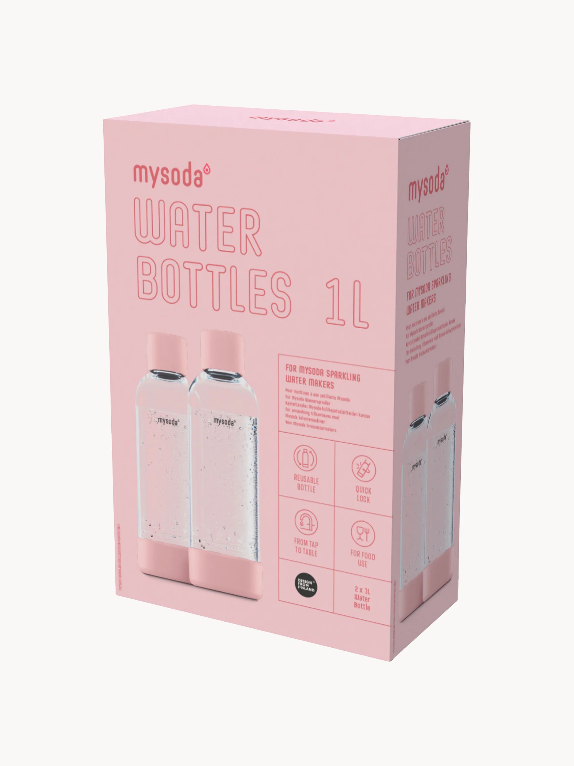 Wasserflaschen Basic, 2er-Set