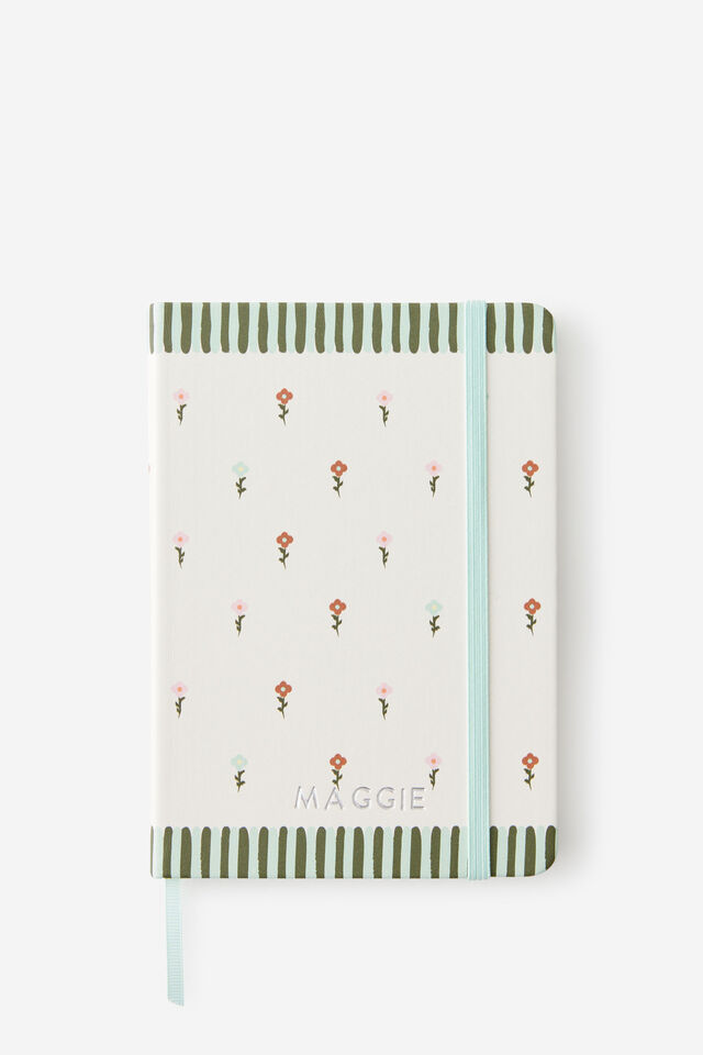 Personalised B6 Hard Cover Lined Notebook