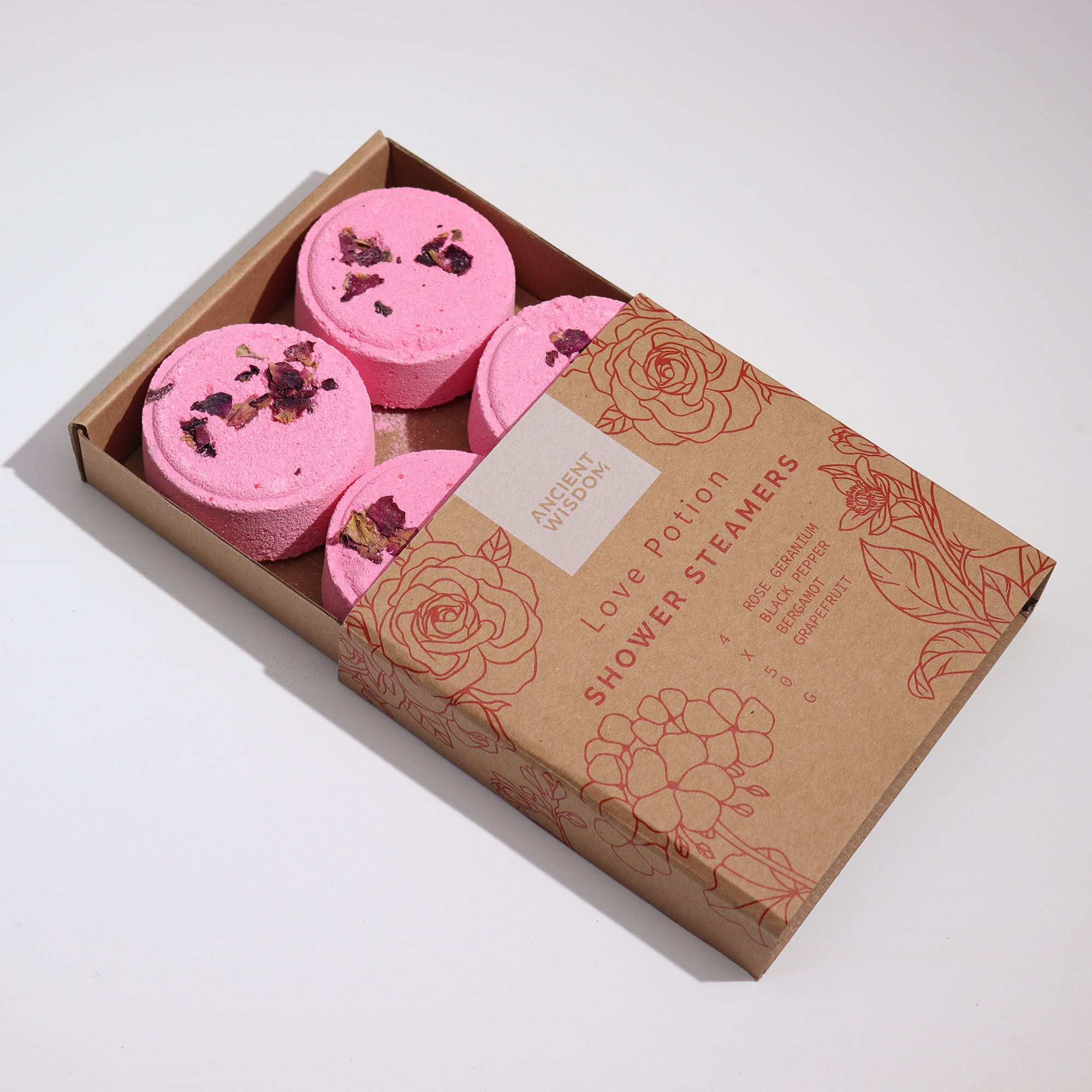 KDMD Zen Shower Steamers - Therapy Wellness Gift Set - Love Potion