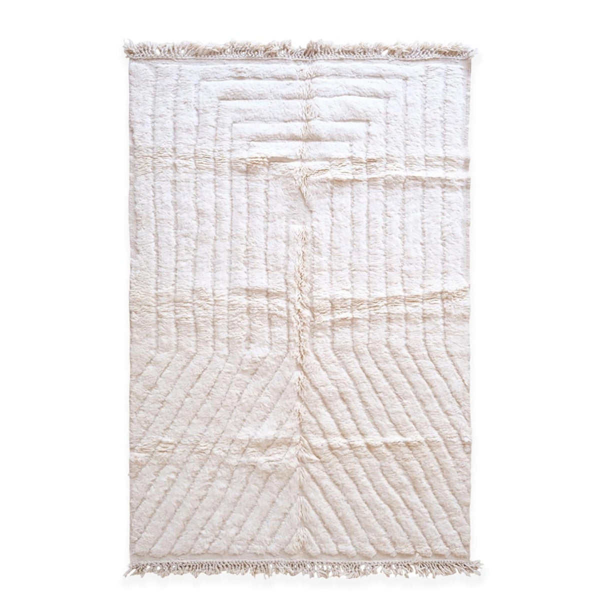 AFK Living vloerkleed Berber - handgemaakt - Wol - 80 cm x 240 cm