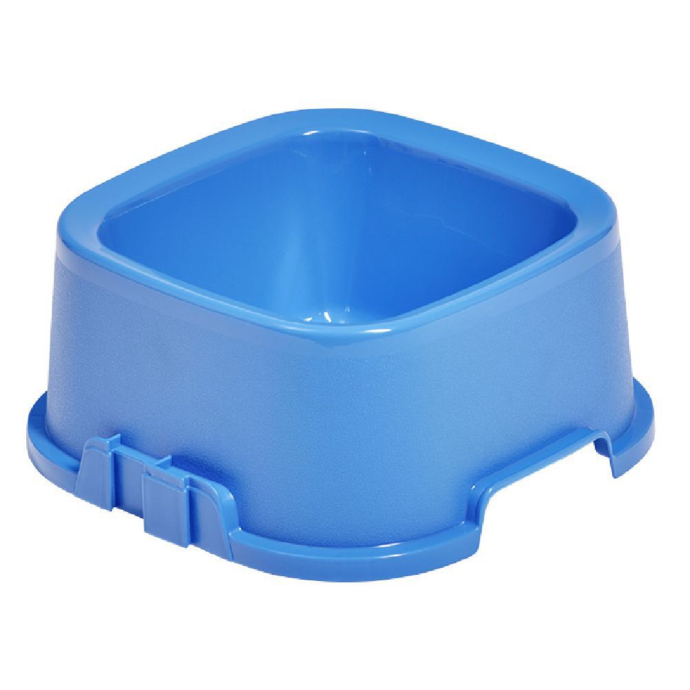 Gamelle carrée bleue 1,35 L - 21,5x21,5xH9,4cm