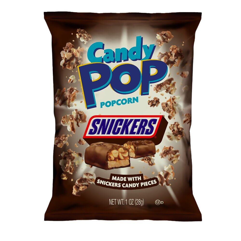 Pop corn snickers mini Candy Pop 28gr