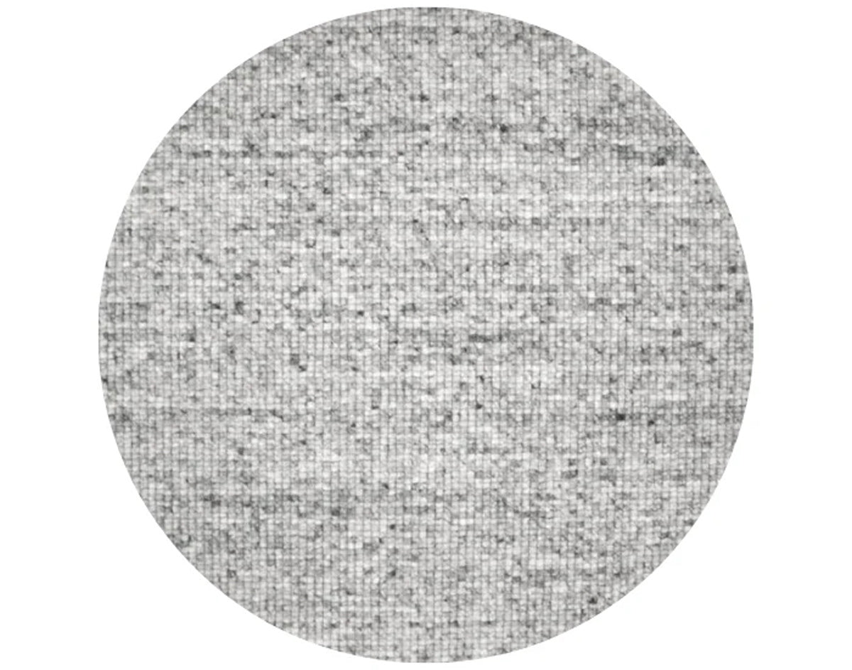 DÉJA Living Vloerkleed Bela - Rond Stone Grijs Wol - Ø160cm